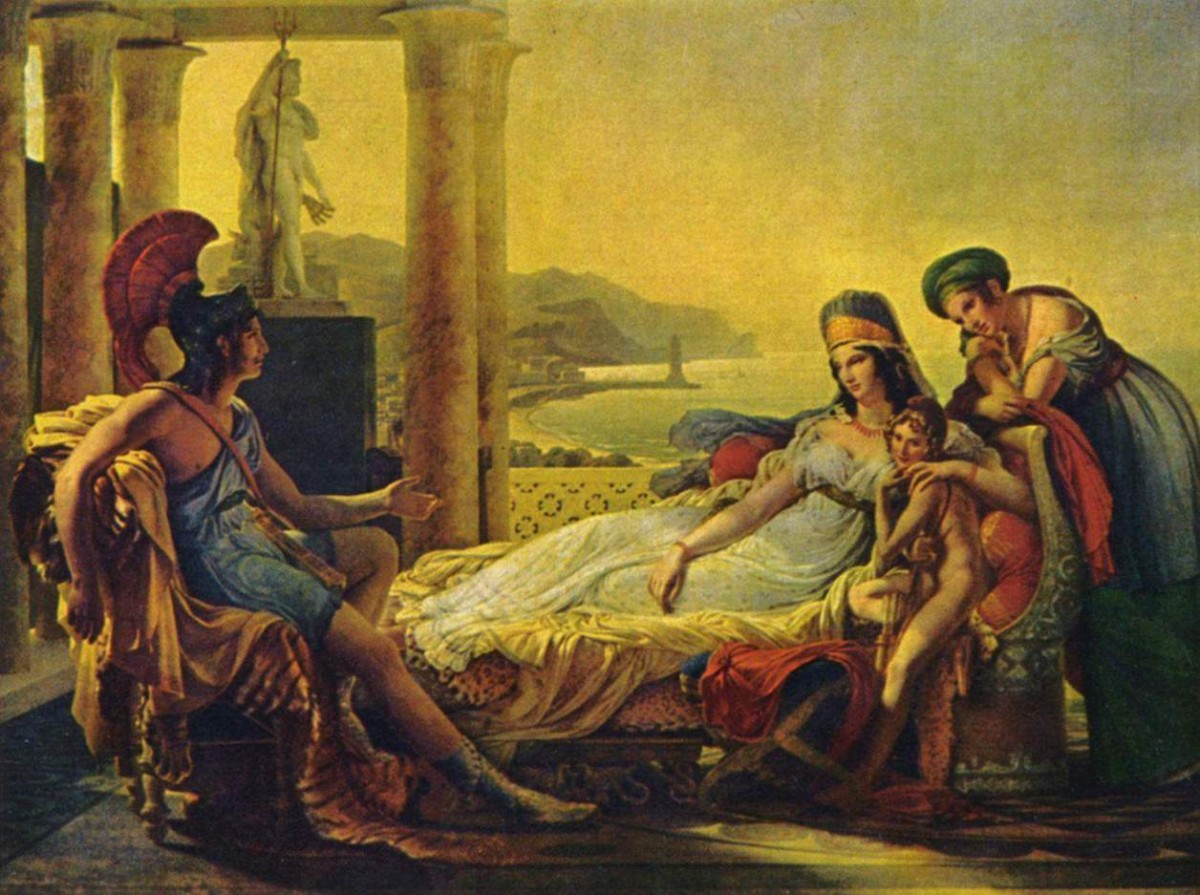 Enee decrit a Didon la chute de Troie, par Pierre-Narcisse Guerin (1815).jpg